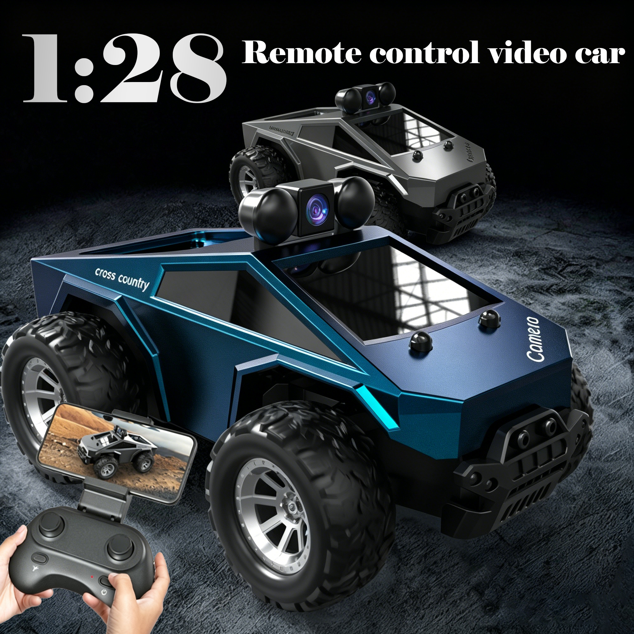 Drone Battery Alarm - 1:28 4WD Off-Road Remote Control Car