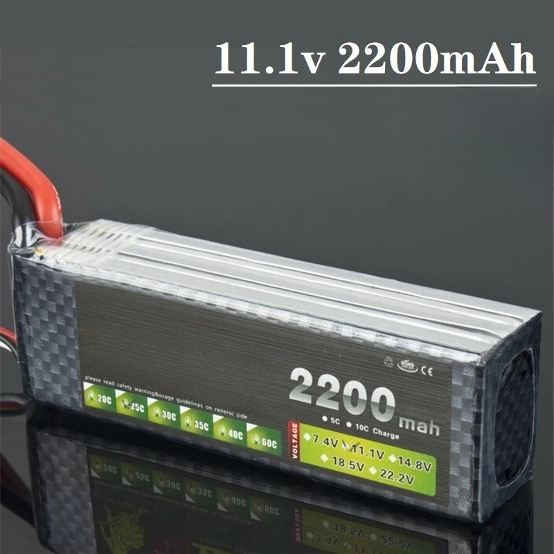 New 3S 30C 11.1V 2200mAh Li-po - Drone Battery 3S のレビューと価格