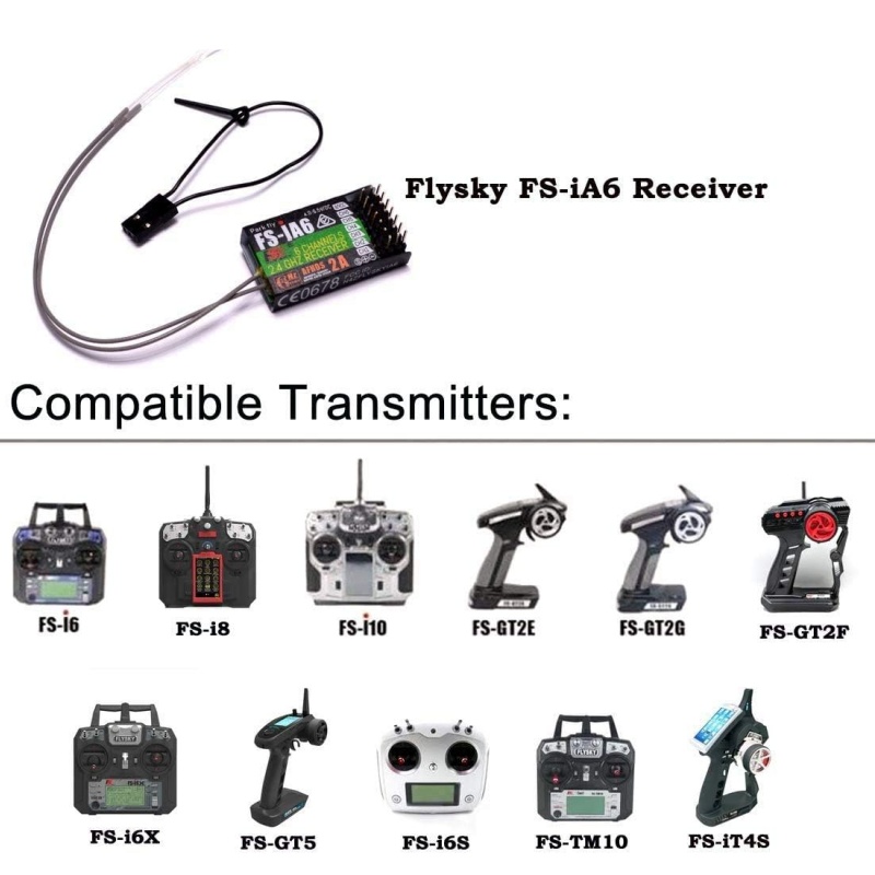 Flysky FS-IA6 Receiver 6CH Dua - Drone Battery Plate のレビューと価格