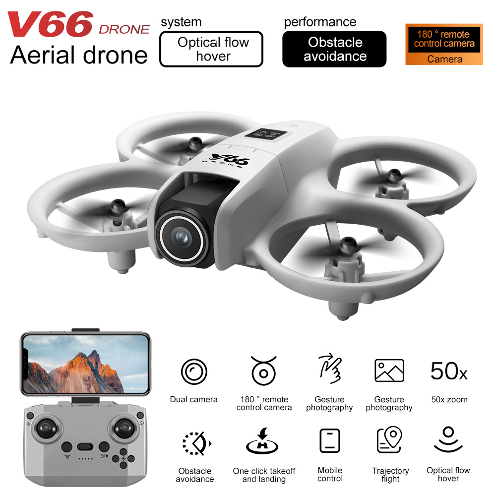 New V66 Mini Drone HD Camera 4 - Drone Battery Case のレビューと価格