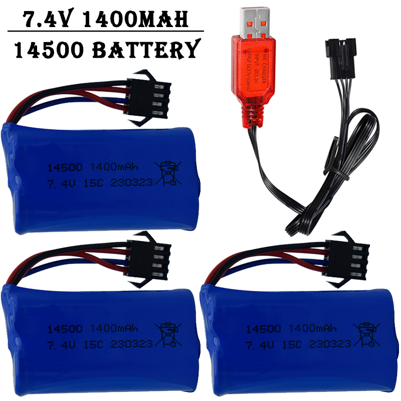 7.4V 1400mAh 14500 Lithium-Ion - Drone Battery Li-Ion のレビューと価格