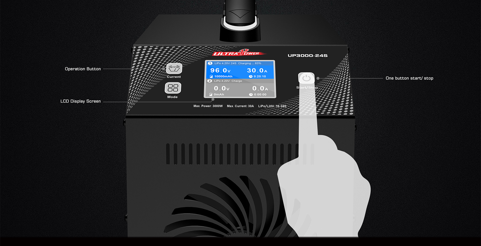 ULTRAPOWER UP3000-24S 3000W 30 - Drone Battery Charger のレビューと価格