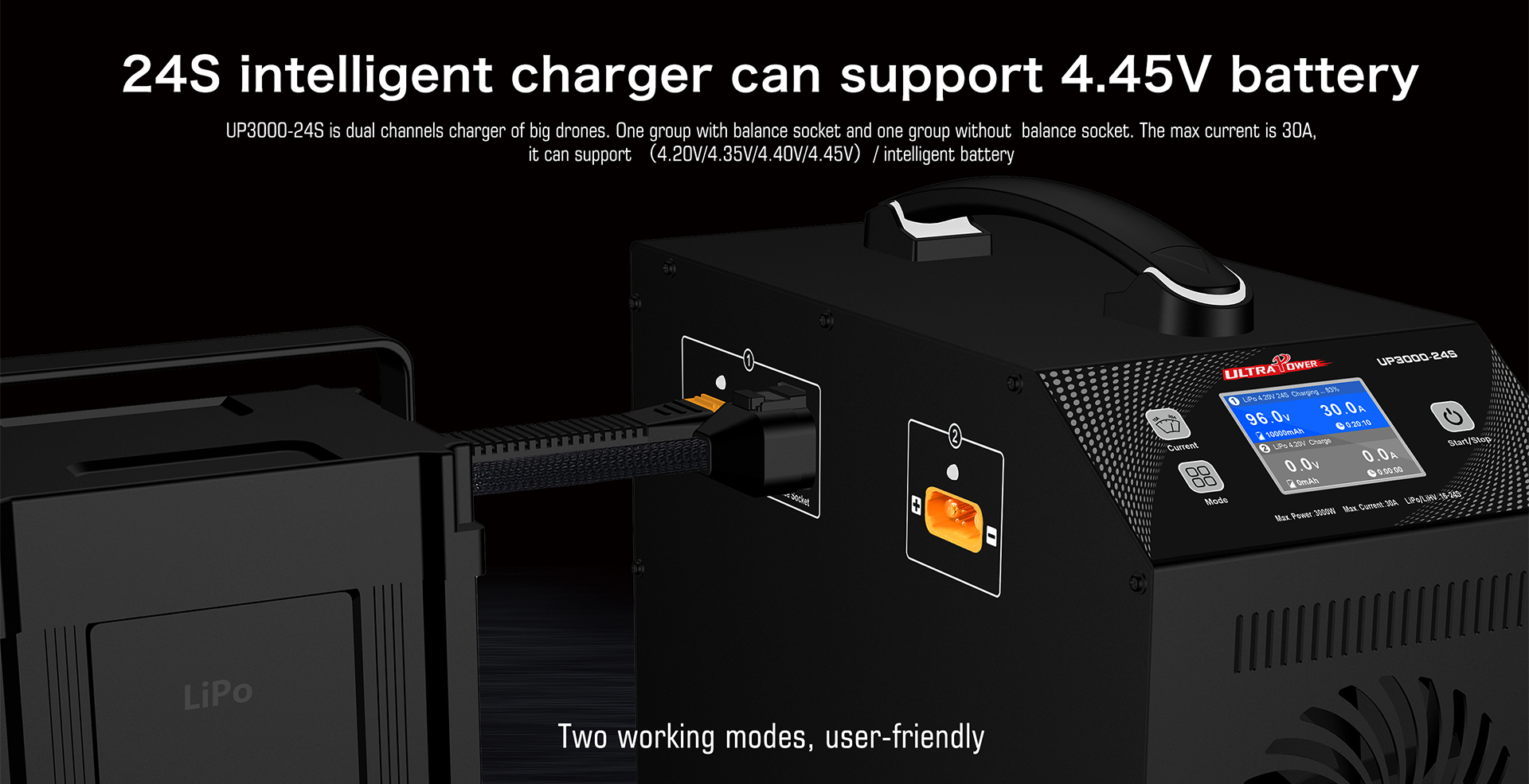 ULTRAPOWER UP3000-24S 3000W 30 - Drone Battery Charger のレビューと価格