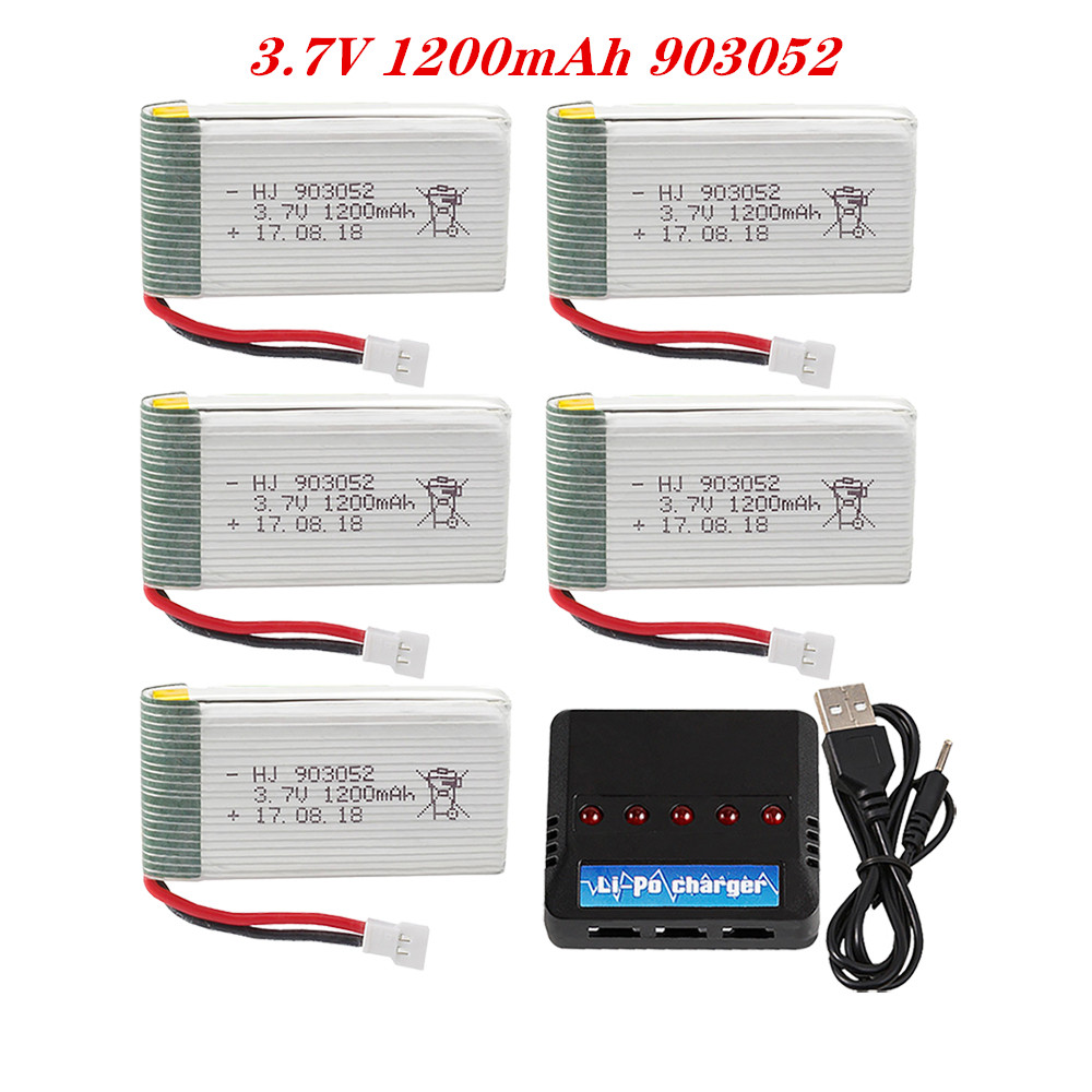 3.7V 1200mah 903052 Lipo Batte - Drone Battery Charger のレビューと価格