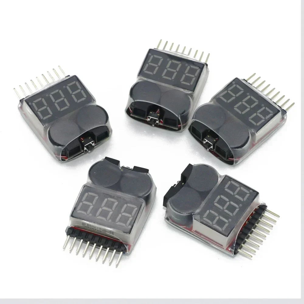 NEEBRC 5PCS 1S-8S LED Lipo Bat - Drone Battery Alarm のレビューと価格