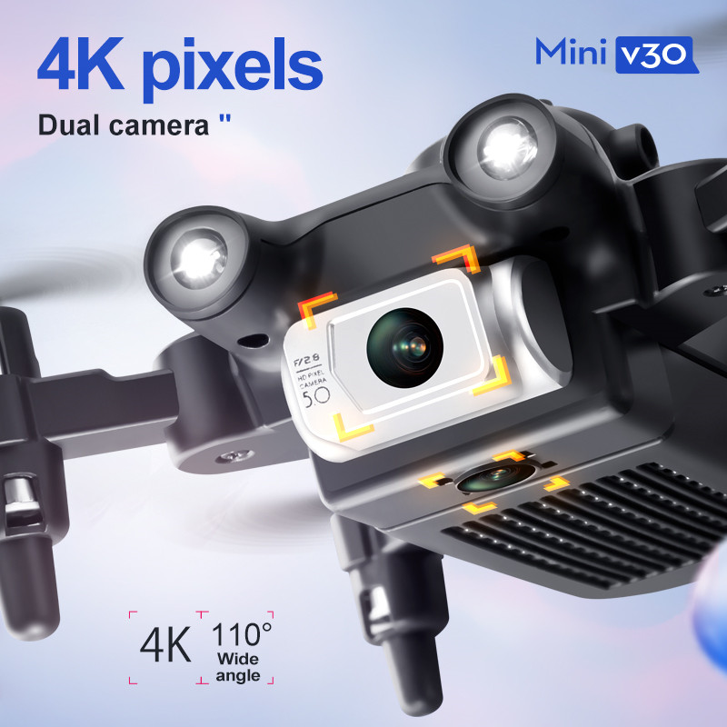 Mini V30 WiFi FPV Drone With 4 - Drone Battery Case のレビューと価格