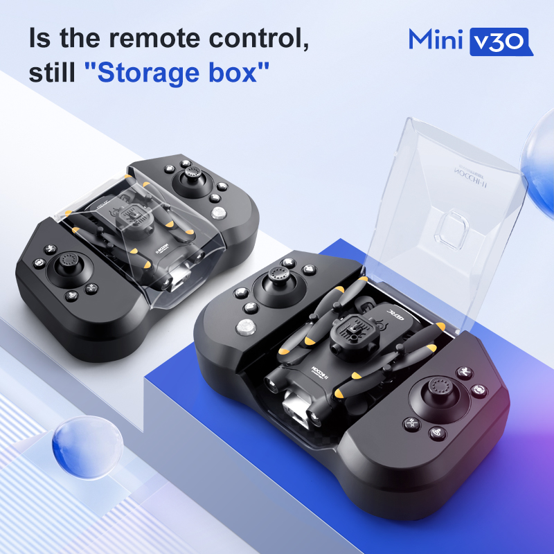 Mini V30 WiFi FPV Drone With 4 - Drone Battery Case のレビューと価格