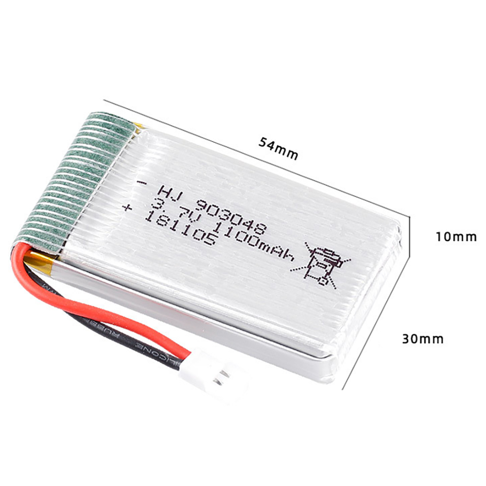 3.7V 1100mAh 903048 Lipo Batte - Drone Battery Lipo のレビューと価格