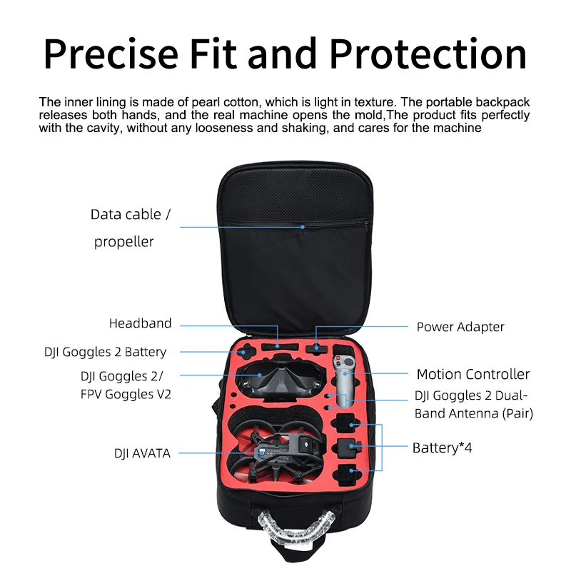 Portable Case Backpack Nylon W - Drone Battery Bag のレビューと価格