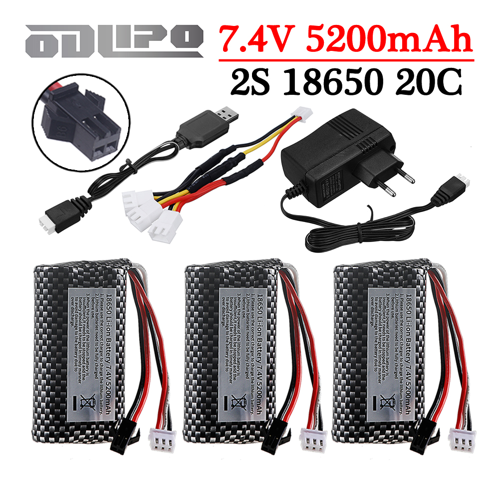 18650 7.4V 5200mAh Li-ion batt - Drone Battery Charger のレビューと価格