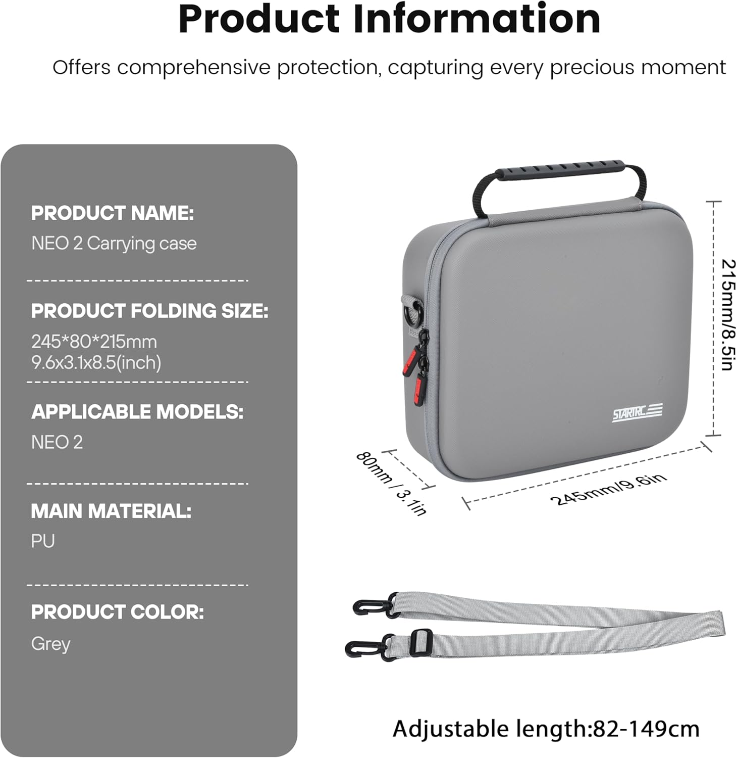 STARTRC Neo 2 Portable PU Shou - Drone Battery Case のレビューと価格