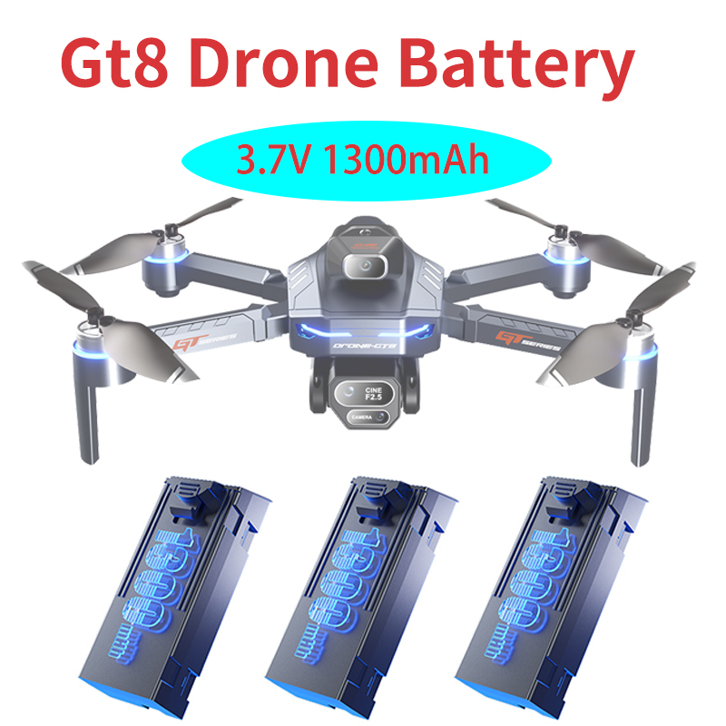 Original 3.7V 1300mAh GT8 Dron - Drone Battery Li-Ion のレビューと価格