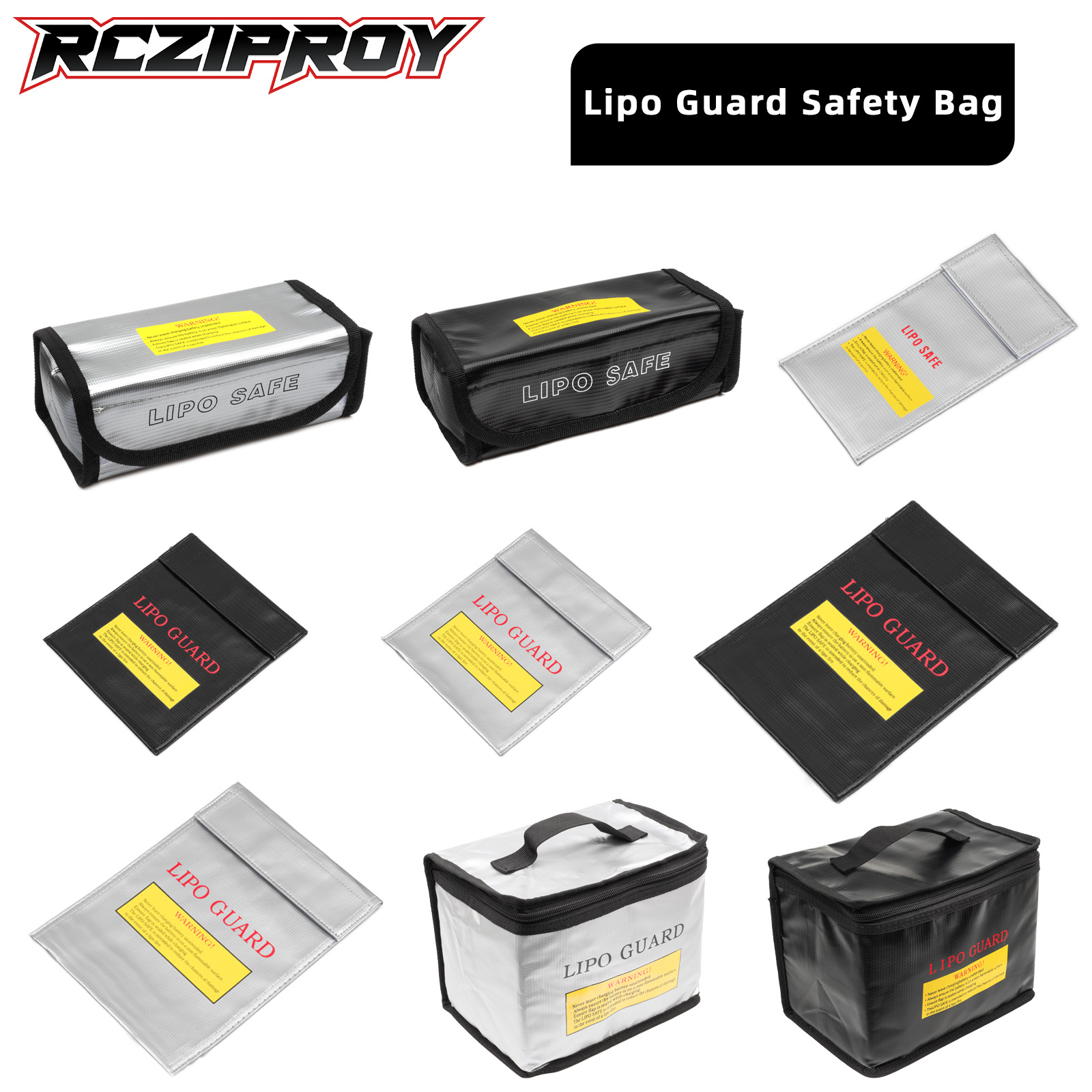 RCZIPROY Lipo Battery Safe Bag - Drone Battery Bag のレビューと価格