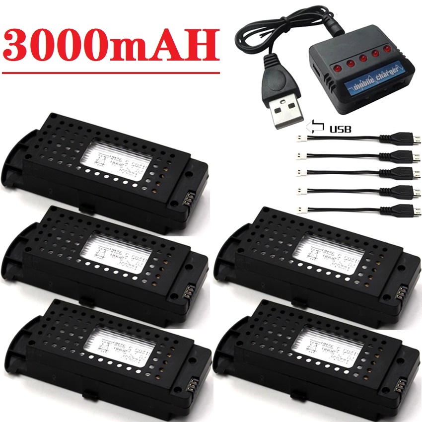 Q6 Drones Battery 3.7V 3000mAh - Drone Battery Li-Ion のレビューと価格
