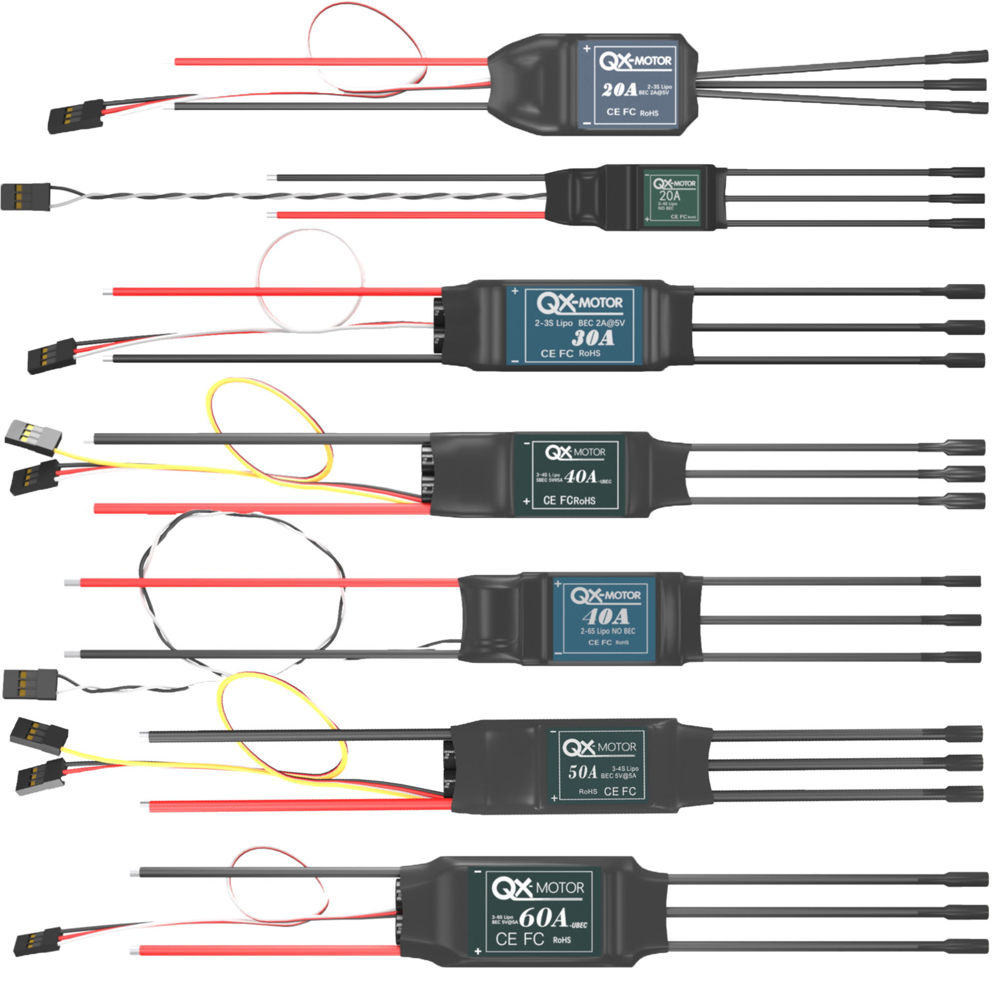 QX-MOTOR Brushless ESC series  - Drone Battery Plate のレビューと価格