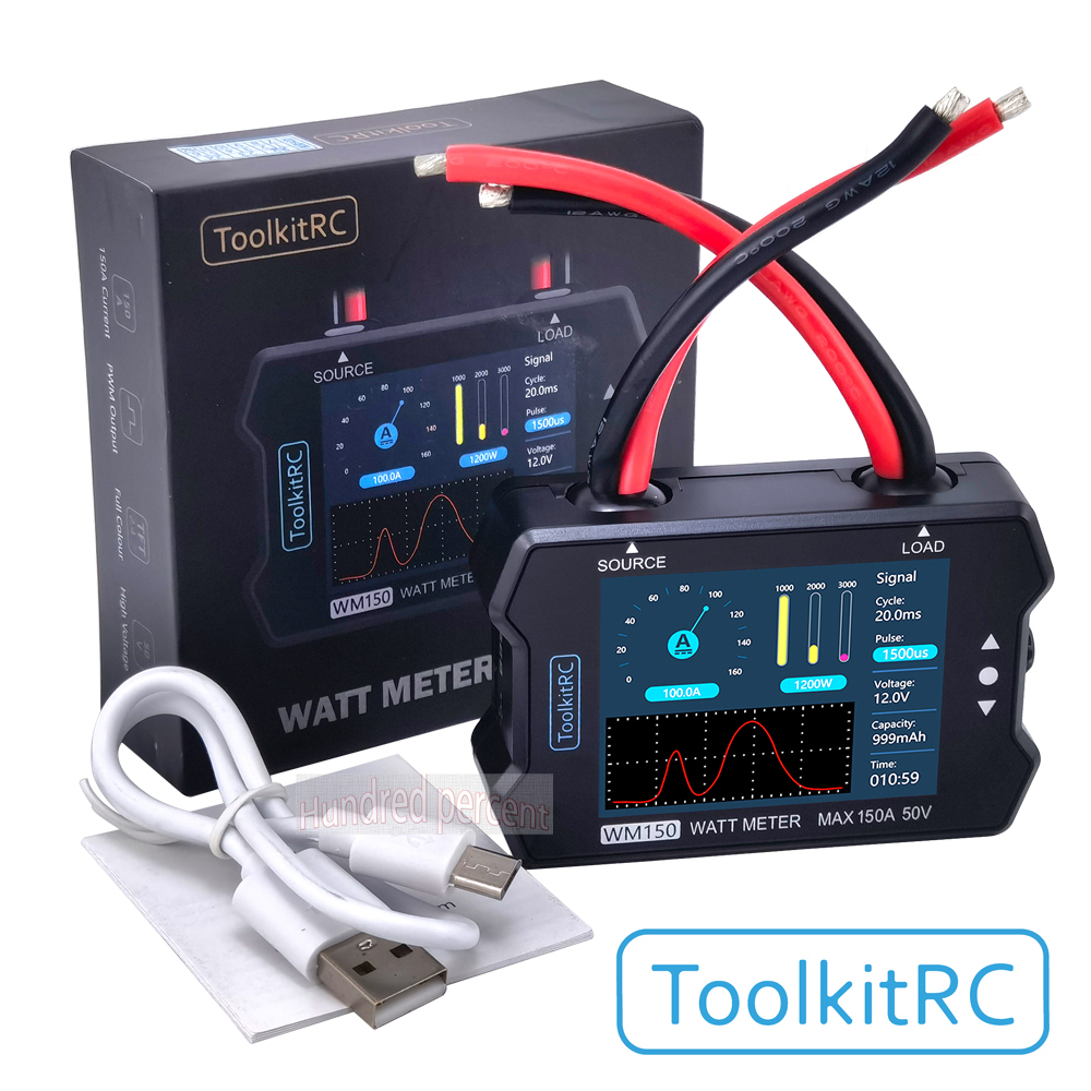 ToolkitRC WM150 150A 50V Watt  - Drone Battery Voltage Checker のレビューと価格