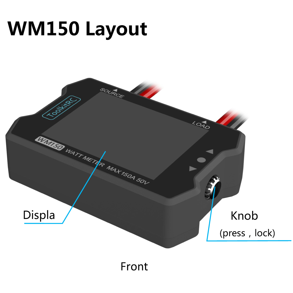ToolkitRC WM150 150A 50V Watt  - Drone Battery Voltage Checker のレビューと価格