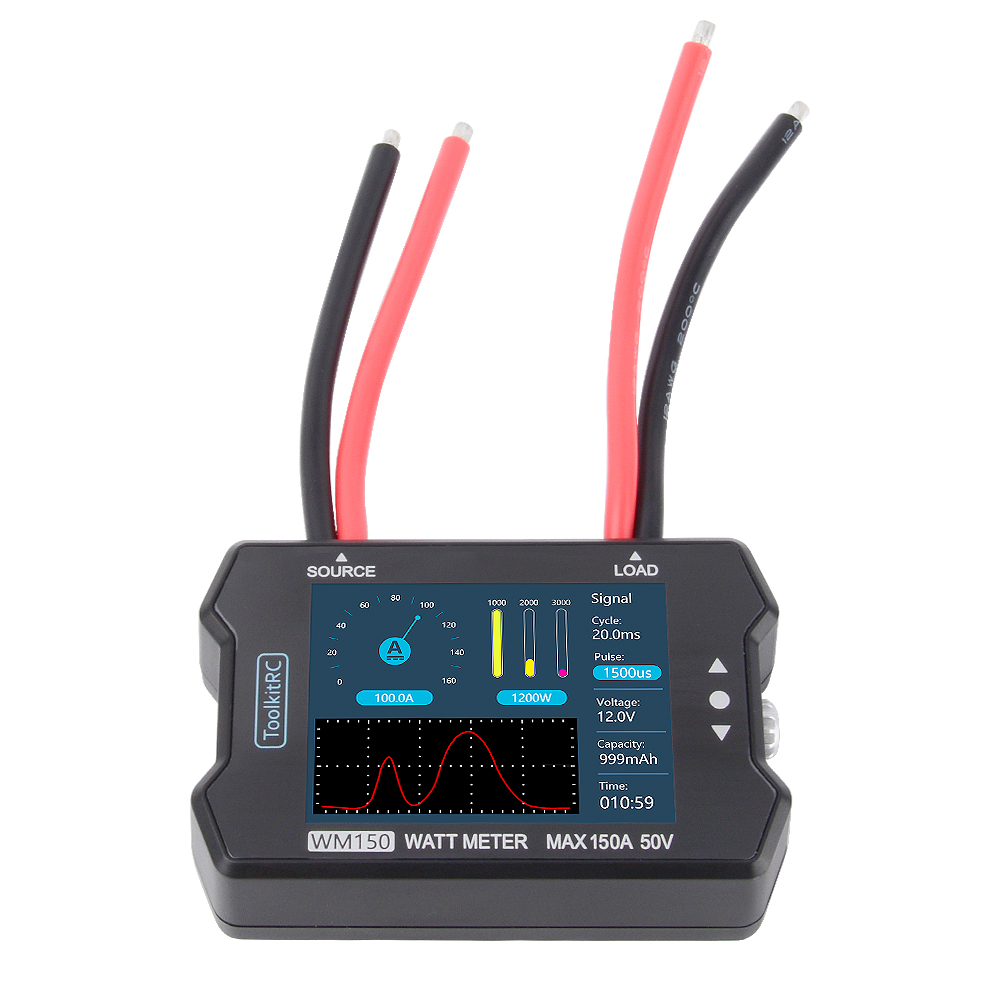 ToolkitRC WM150 150A 50V Watt  - Drone Battery Voltage Checker のレビューと価格