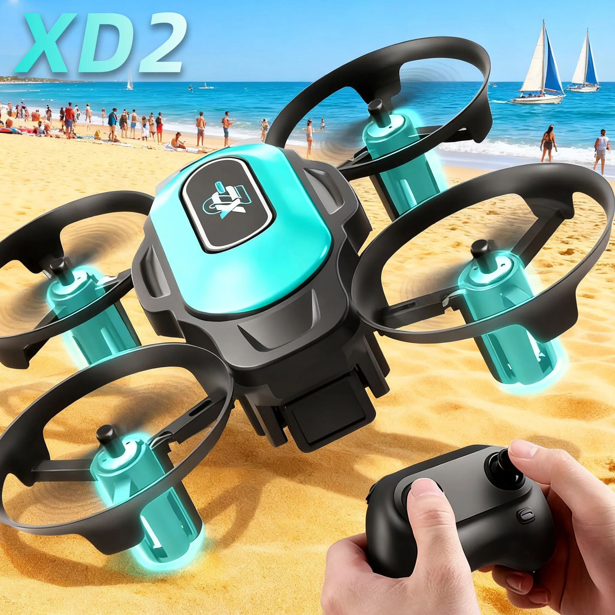 XD2 Mini Drone, 360° Stunt Fli - Drone Battery Case のレビューと価格