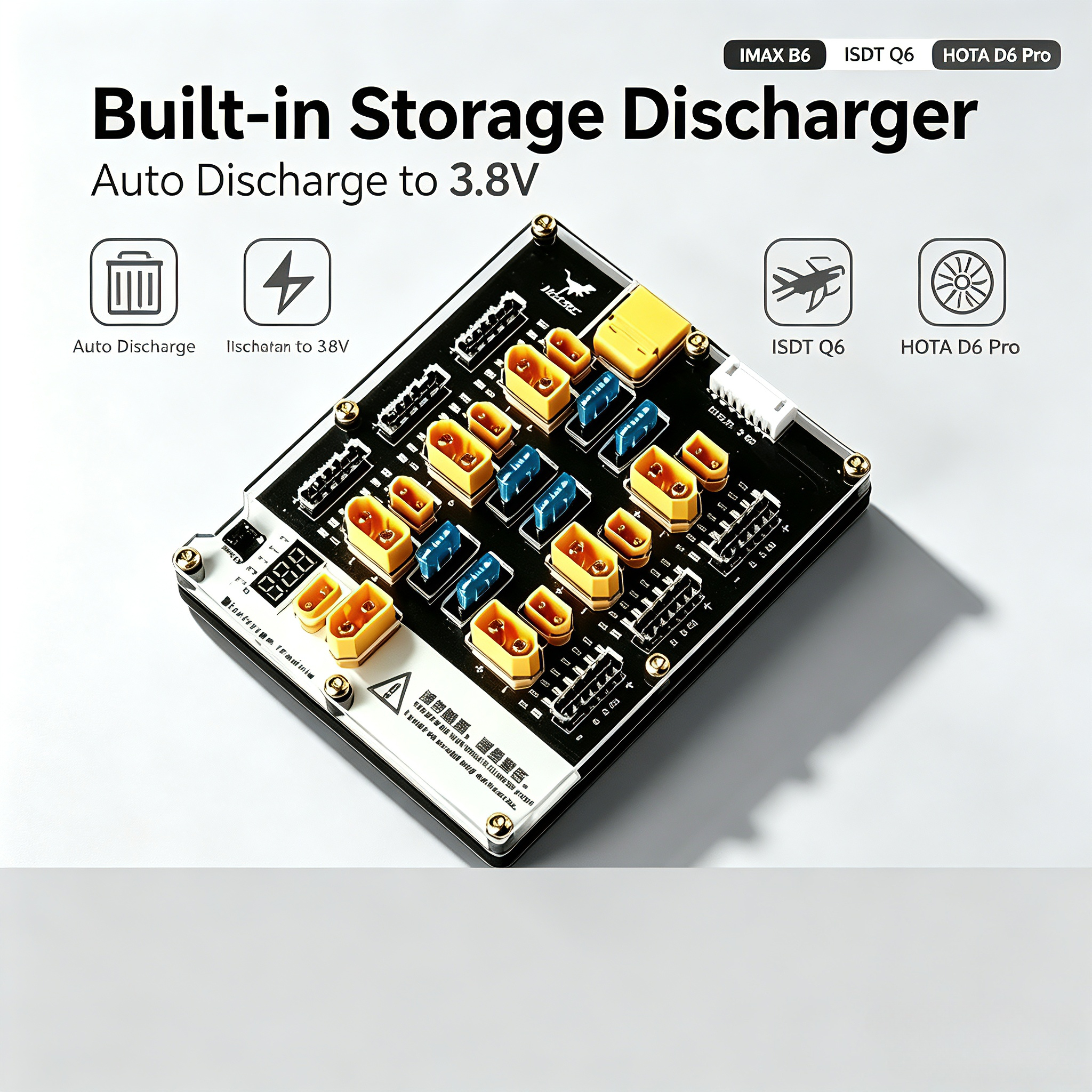 HGLRC Thor6PRO 1P 6 Port LiPo  - Drone Battery Parallel Board のレビューと価格
