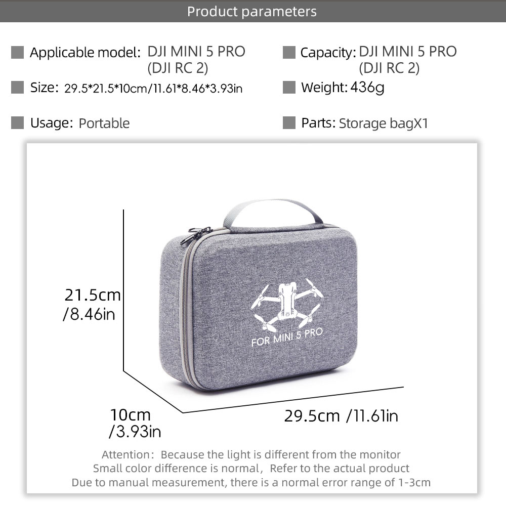 Storage Carry Case for DJI Min - Drone Battery Bag のレビューと価格
