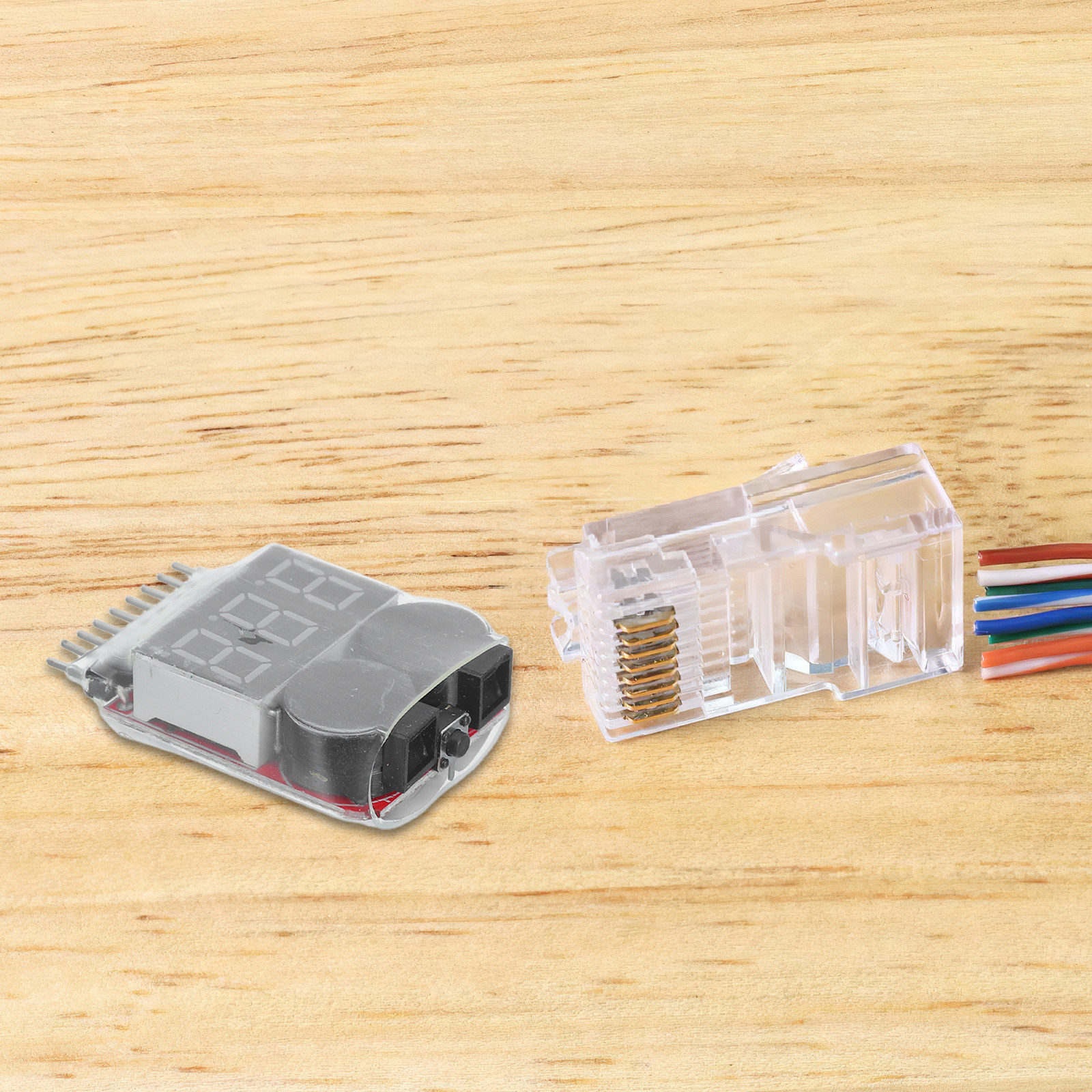 2Pcs Rc Battery Checker Lipo V - Drone Battery Voltage Checker のレビューと価格