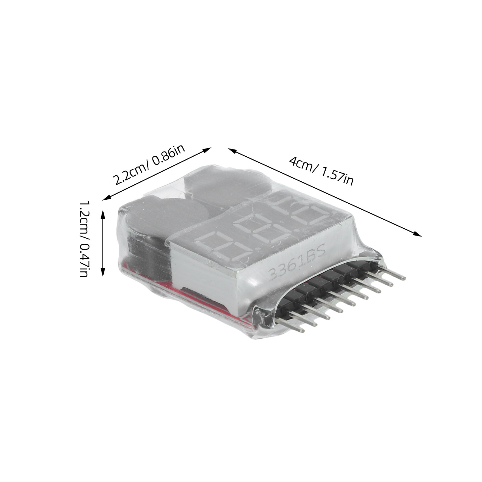 2Pcs Rc Battery Checker Lipo V - Drone Battery Voltage Checker のレビューと価格