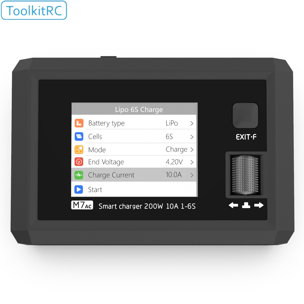 ToolkitRC M7AC 100W AC / 300W  - Drone Battery Smart のレビューと価格