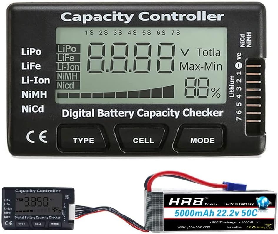 RC Cellmeter 7 Digital Battery - Drone Battery Voltage Checker のレビューと価格