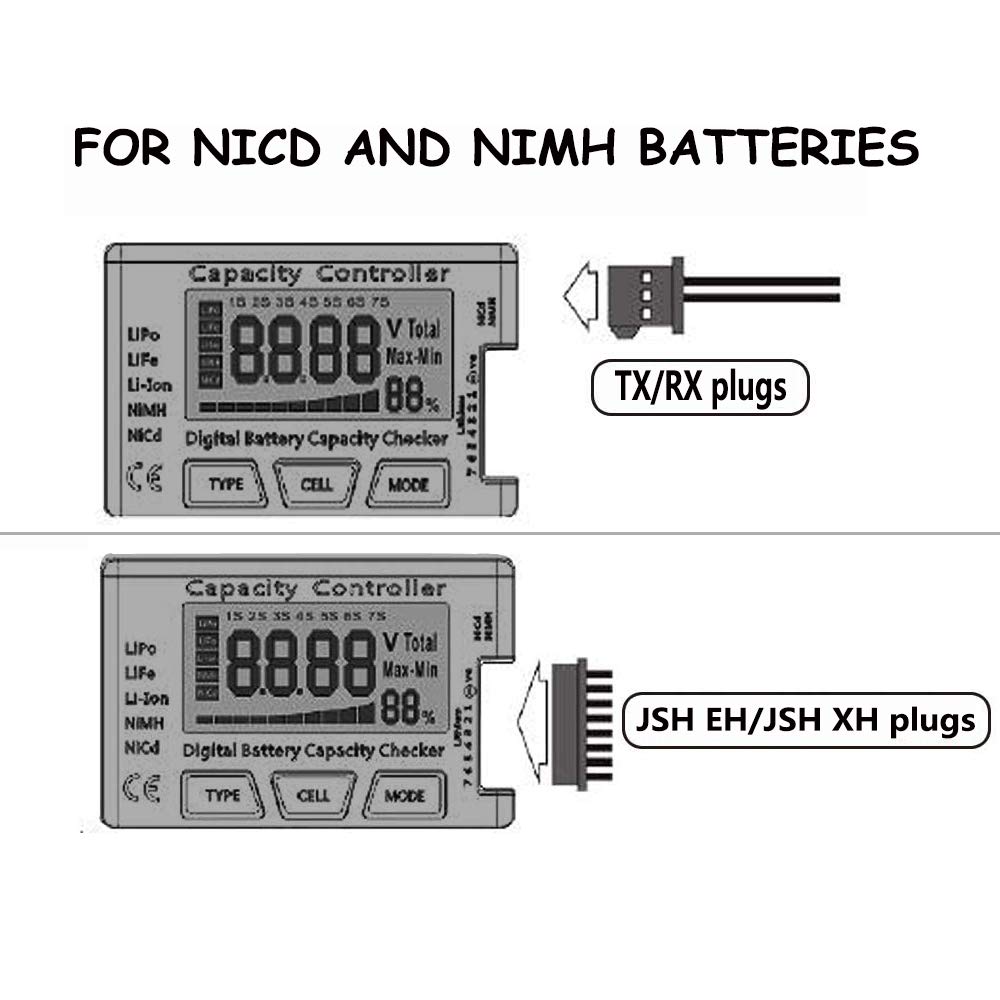 RC Cellmeter 7 Digital Battery - Drone Battery Voltage Checker のレビューと価格