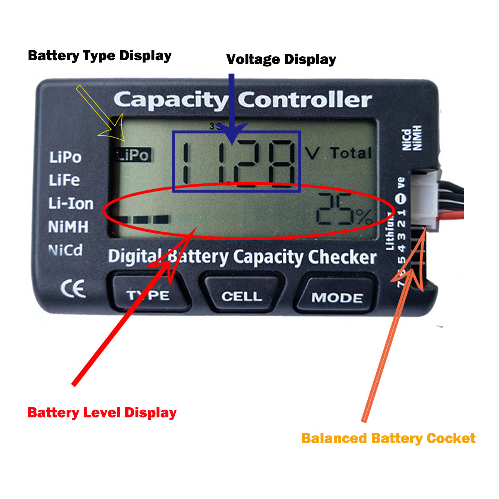 RC Cellmeter 7 Digital Battery - Drone Battery Voltage Checker のレビューと価格
