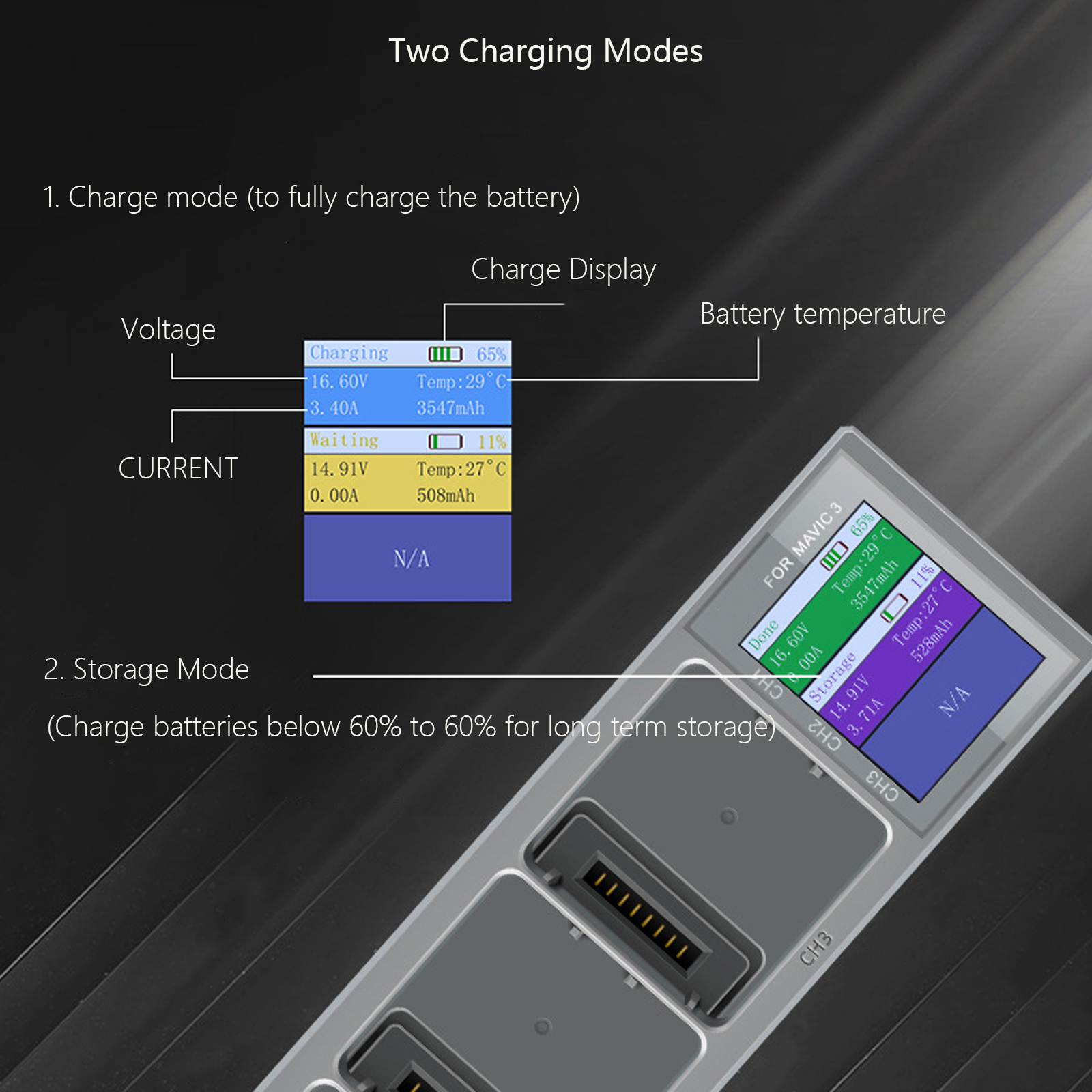 New 3 In 1 Charging Hub for DJ - Drone Battery Balance Charger のレビューと価格