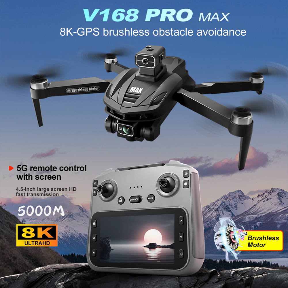 V168 PRO Max GPS Drone 8K Prof - Drone Battery Case のレビューと価格
