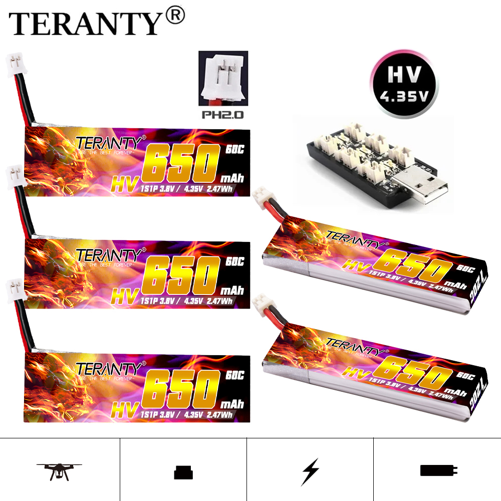 1/3/5/10PCS TREANTY 1S 4.35V H - Drone Battery Li-Ion のレビューと価格