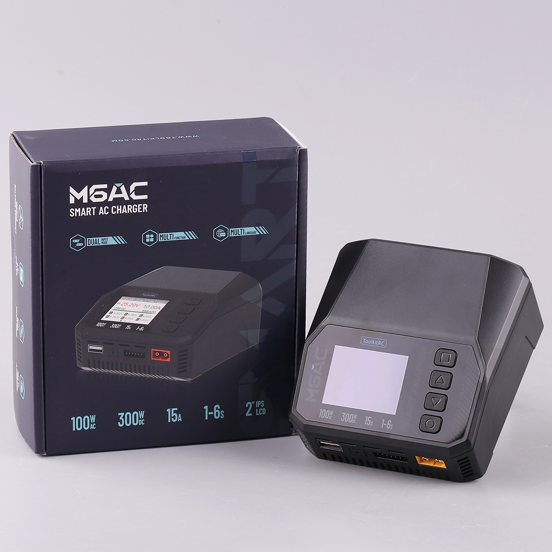 ToolkitRC M6AC 15A 300W Multif - Drone Battery 6S のレビューと価格