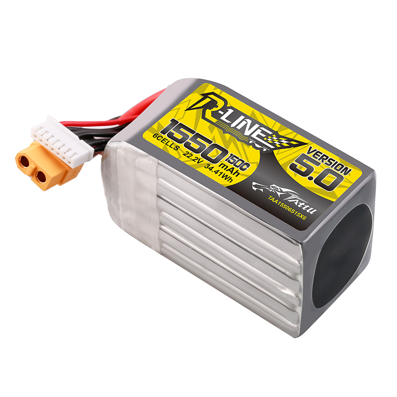 TATTU-R-LINE 5.0 22.2V 1550mAh - Drone Battery 6S のレビューと価格