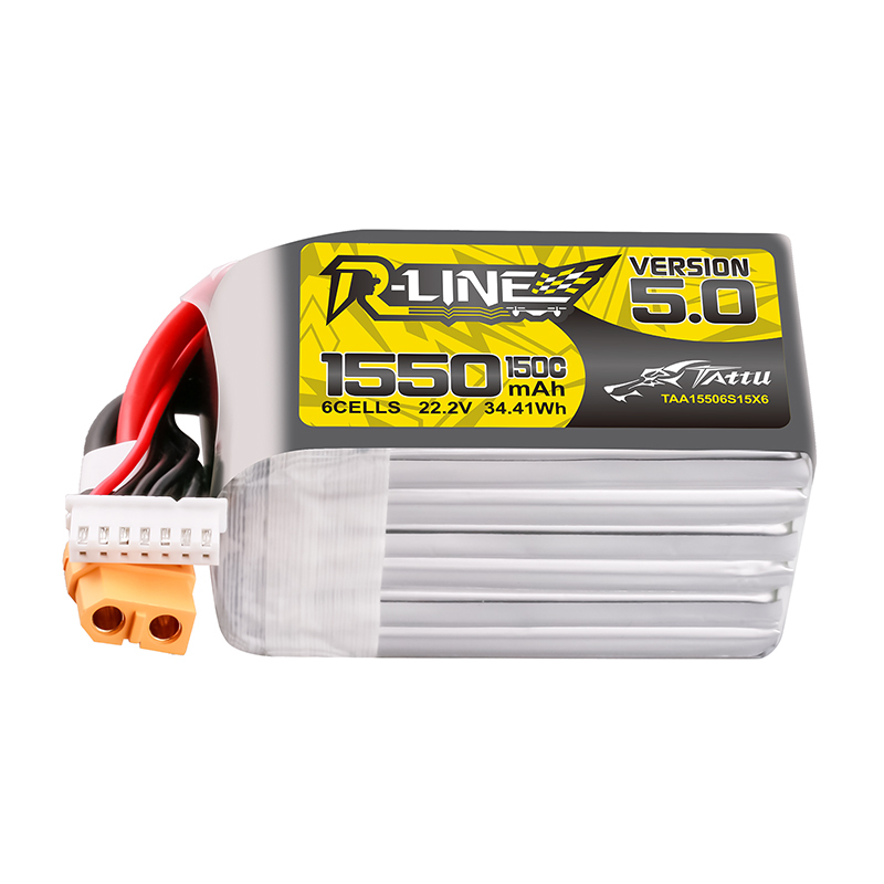 TATTU-R-LINE 5.0 22.2V 1550mAh - Drone Battery 6S のレビューと価格