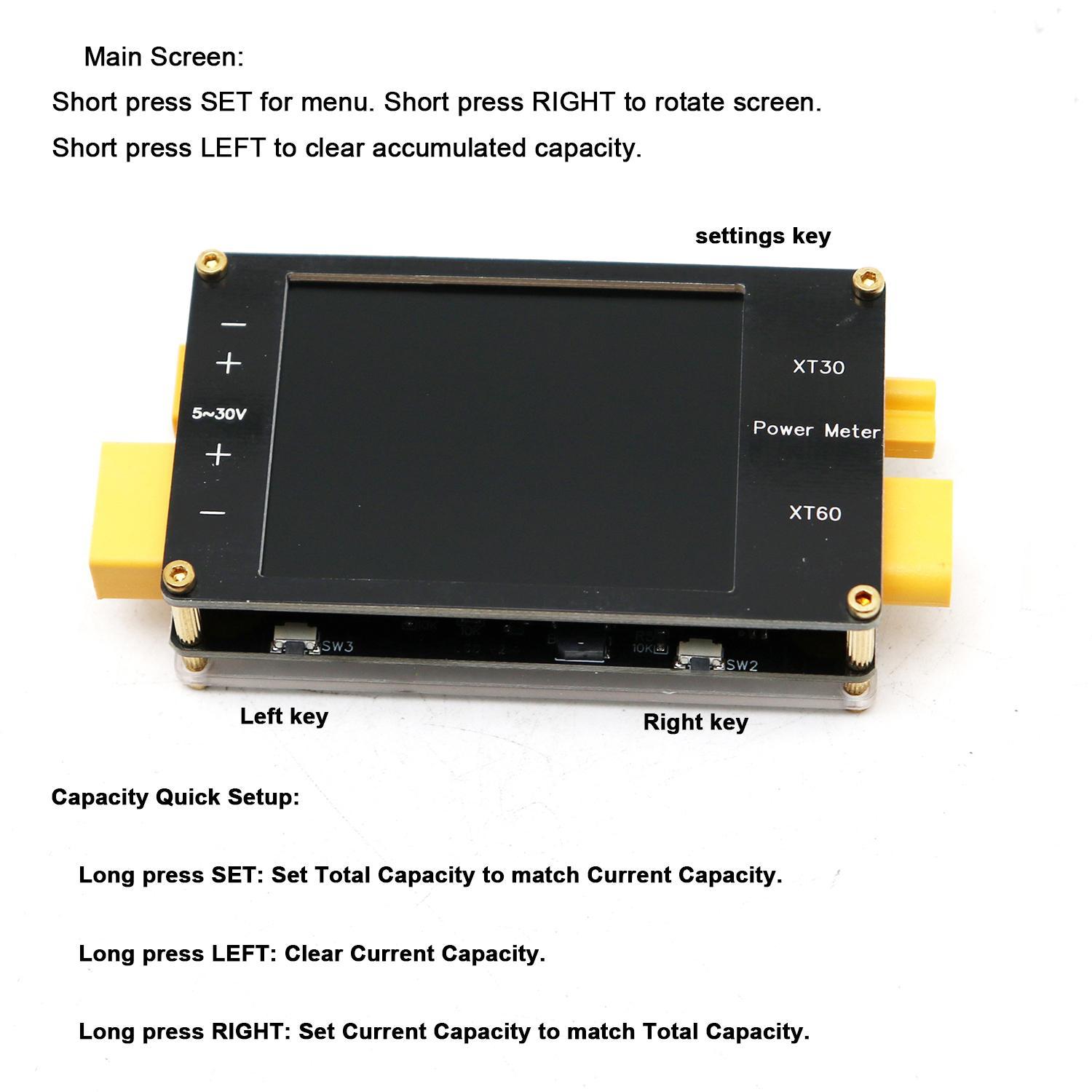 2.4Inch Display Power Meter XT - Drone Battery Voltage Checker のレビューと価格