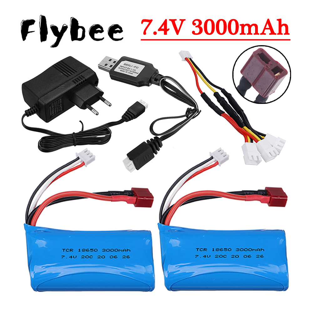 7.4V 3000mAh Li-ion Battery fo - Drone Battery Li-Ion のレビューと価格