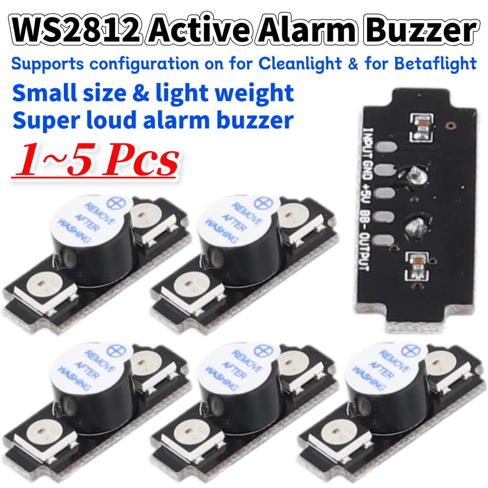 WS2812 Active Alarm Buzzer Col - Drone Battery Alarm のレビューと価格