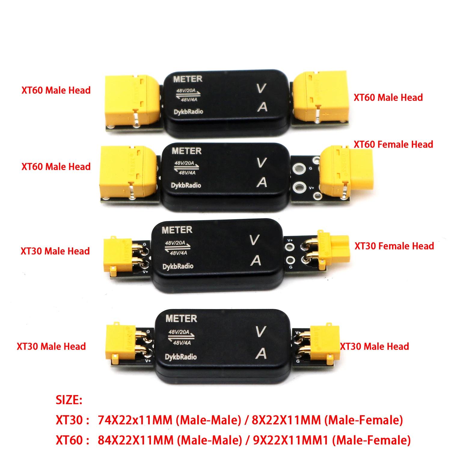 USB XT60 XT30 Voltmeter Ammete - Drone Battery Voltage Checker のレビューと価格