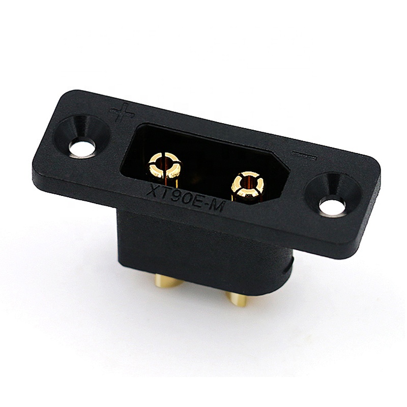 30PCSAmass Black XT90E-M Panel - Drone Battery Connector のレビューと価格