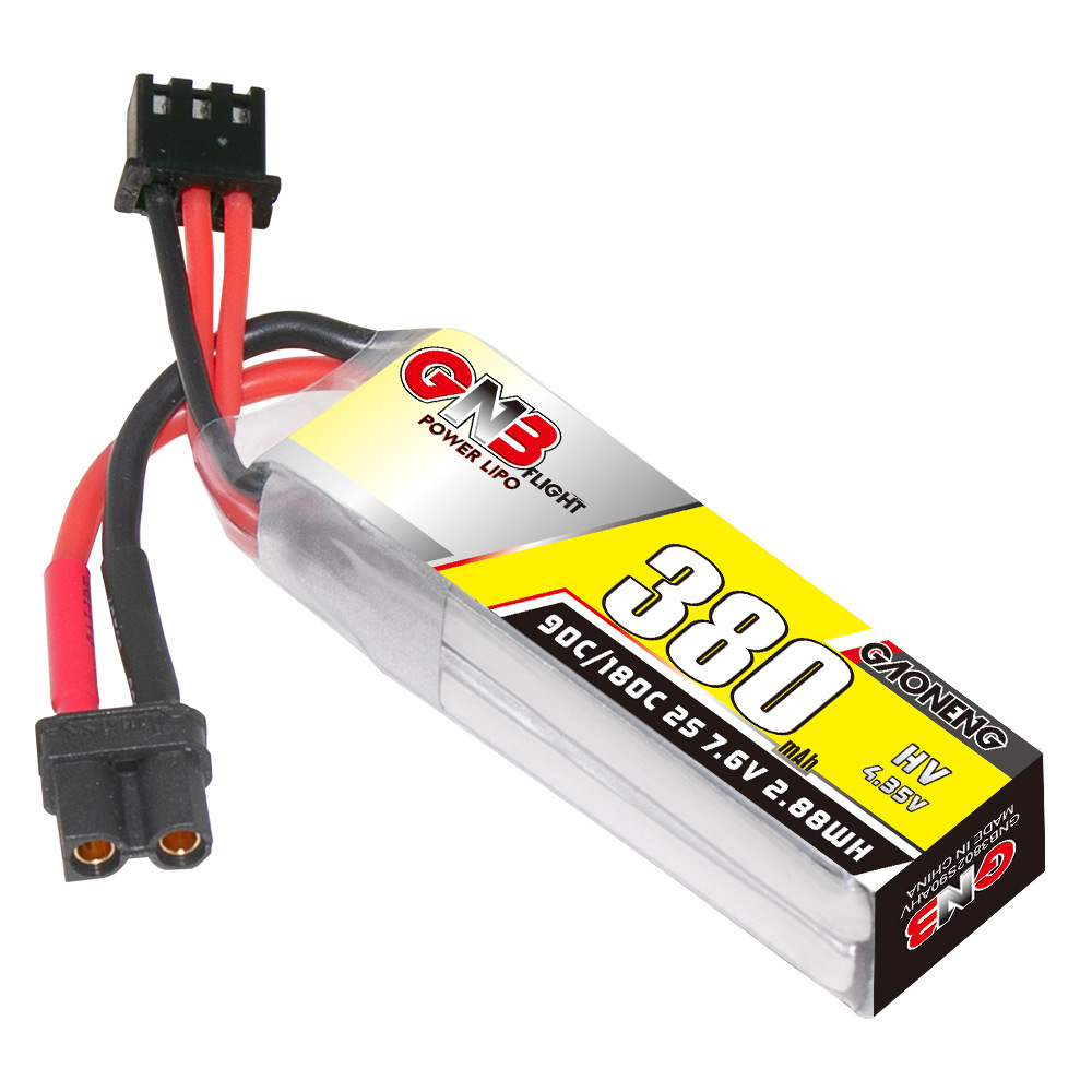 GNB 2S 7.6V 380mAh 90C/180C Li - Drone Battery Lipo のレビューと価格