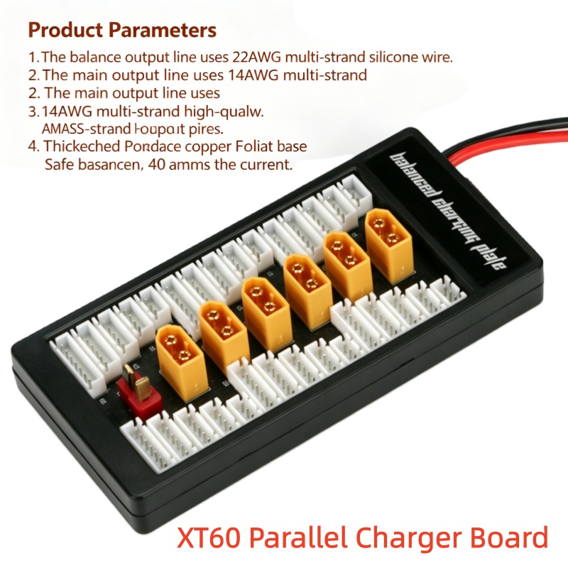 6 in 1 XT60 Parallel Charging  - Drone Battery Parallel Board のレビューと価格