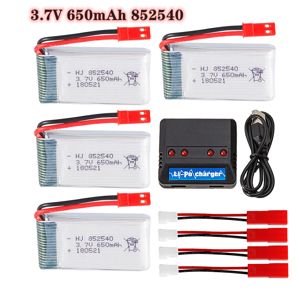 3.7v 650mAh 852540 Lipo Batter - Drone Battery Charger のレビューと価格