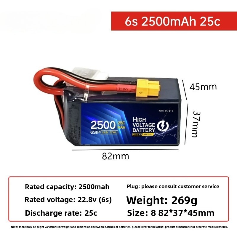 For DUPU 6s 2500mAh High Volta - Drone Battery High Voltage のレビューと価格