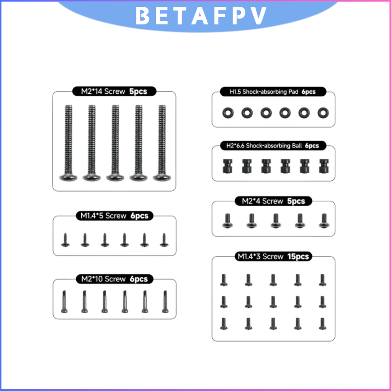 BETAFPV Drone Screw Pack Assor - Drone Battery Bag のレビューと価格