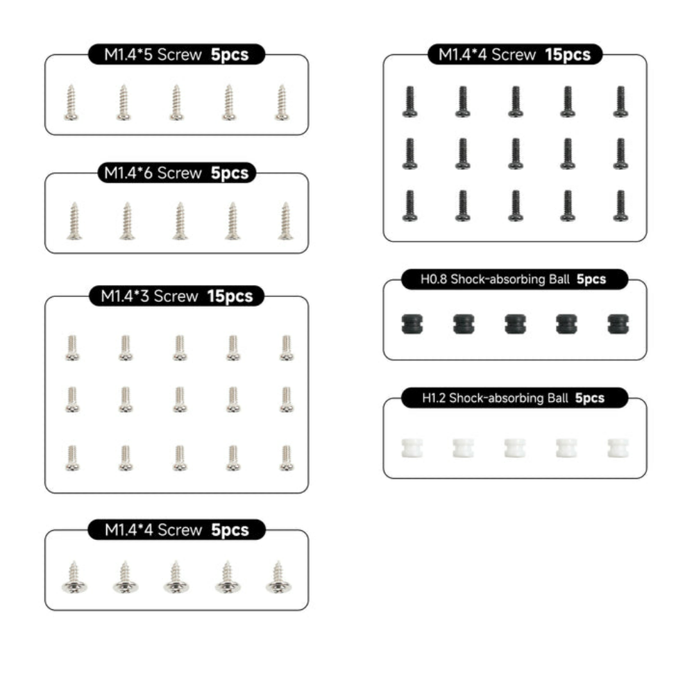 BETAFPV Drone Screw Pack Assor - Drone Battery Bag のレビューと価格