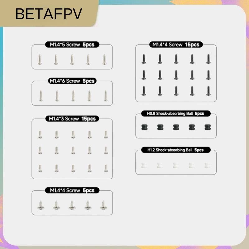 BETAFPV Drone Screw Pack Compa - Drone Battery Bag のレビューと価格