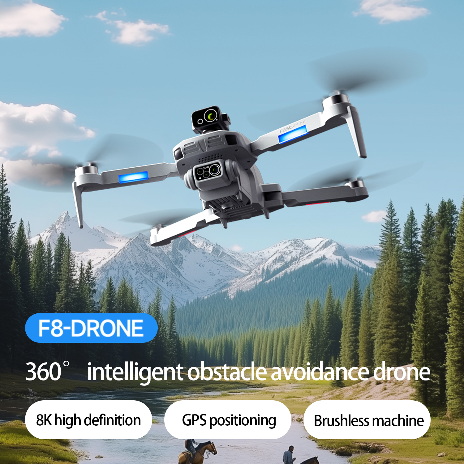 F8 MAX GPS Drone Professional  - Drone Battery Case のレビューと価格